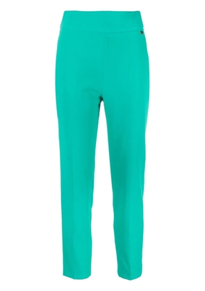 LIU JO cropped tailored trousers - Green