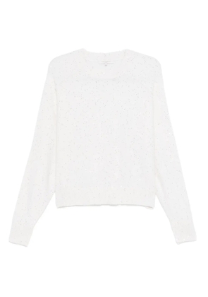 Antonelli sequin-embellished sweater - White