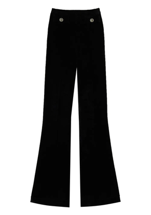 TWINSET Oval T knit flared trousers - Black