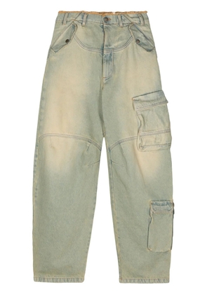 DARKPARK Rosalind mid-rise cargo jeans - Blue