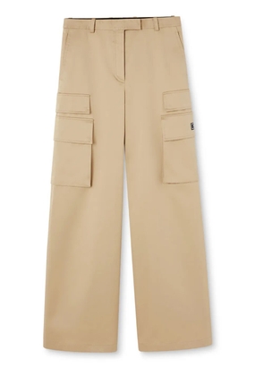 Versace high-waist wide-leg trousers - Neutrals