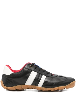 Wales Bonner striped lace-up sneakers - Black