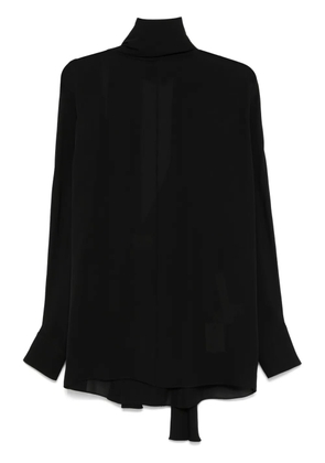 KHAITE silk blouse - Black