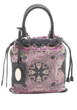 Etro Pre-Owned 2010s paisley-print handbag - Black