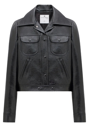Courrèges cropped jacket - Black
