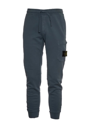 Stone Island zip-pocket jogger trousers - Blue