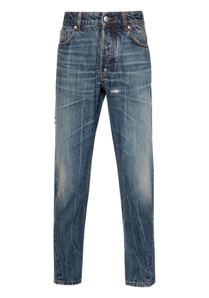 John Richmond cropped slim-leg jeans - Blue