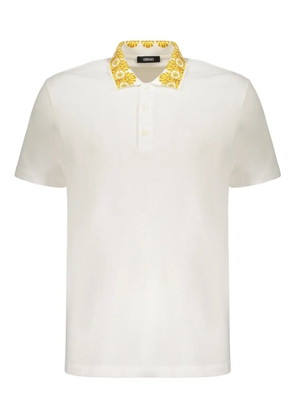 Versace cotton polo shirt - White