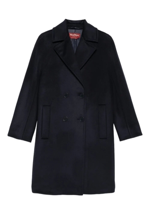Max Mara double-breasted wool coat - Blue