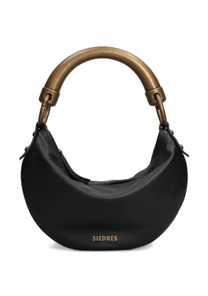 SIEDRES small Chérie round-handle tote bag - Black