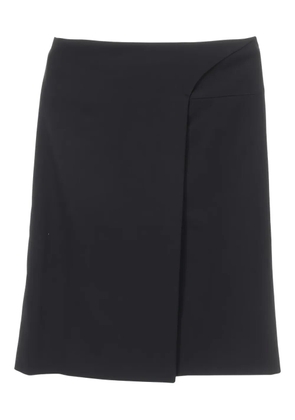 Hermès Pre-Owned 2010s zip-fastening midi skirt - Black