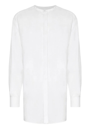 Dolce & Gabbana collarless long shirt - White