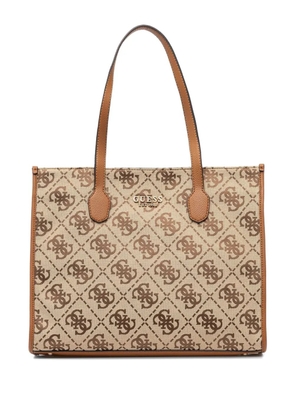 GUESS USA monogram tote bag - Neutrals