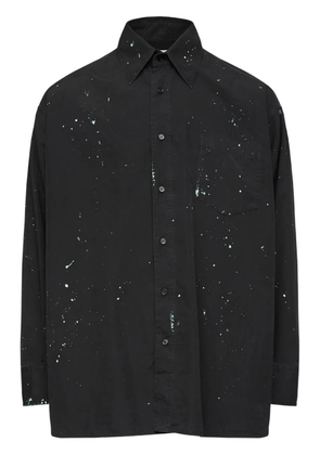 MM6 Maison Margiela paint-splatter shirt - Black