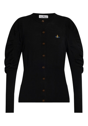 Vivienne Westwood Eli puff-sleeve cardigan - Black