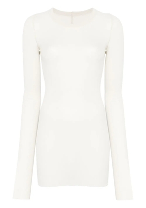 Rick Owens fine-ribbed top - Neutrals