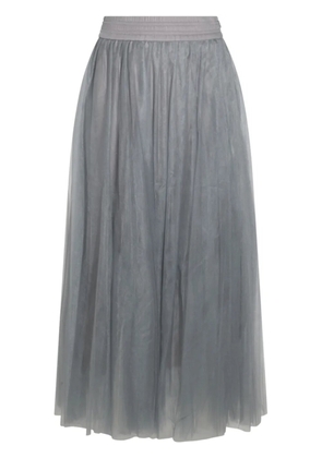 Fabiana Filippi tulle midi skirt - Grey