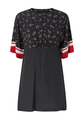 PINKO panelled mini dress - ZZ2 NERO/BIANCO