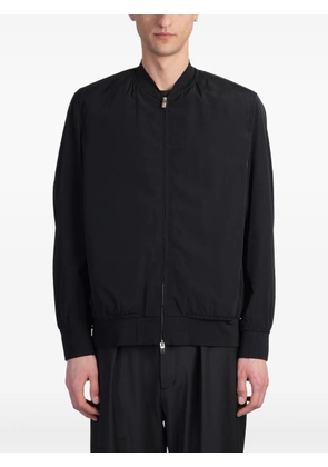 Attachment cotton-blend bomber jacket - Black