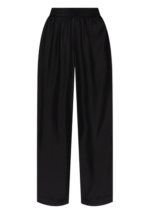 Lisa Yang silk track pants - Black