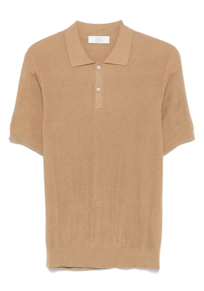 Mauro Ottaviani knitted polo shirt - Neutrals