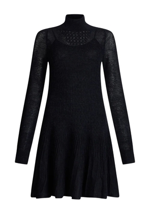 LIU JO turtleneck mini dress - Black