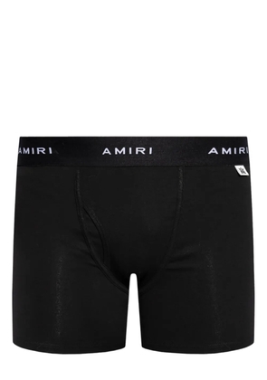 AMIRI logo-waistband cotton boxers - Black