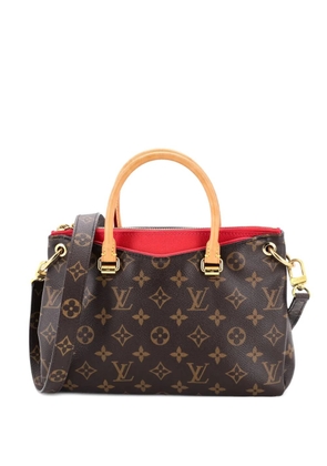 Louis Vuitton Pre-Owned Pallas Tote Monogram Canvas with Leather BB shoulder bag - Brown