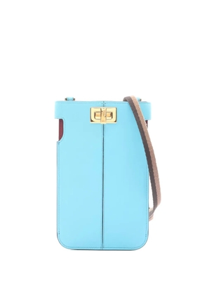 Fendi Pre-Owned 00s leather phone pouch - Blue