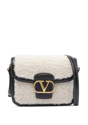 Valentino Garavani 9 to 5 leather shoulder bag - White