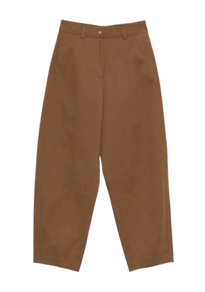 Moncler gabardine trousers - Brown