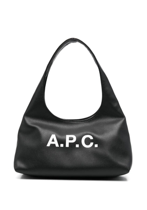 A.P.C. logo-print tote bag - Black