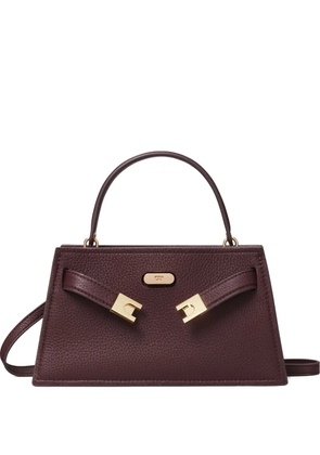 Tory Burch mini Lee Radziwill pebble tote bag - Red