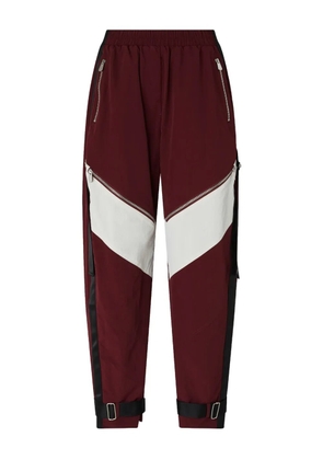 PINKO Juana zip-detail track pants - Red