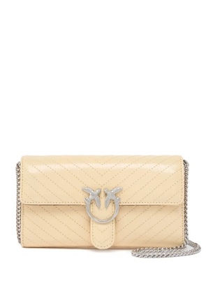 PINKO Love-Birds buckle cross body bag - Neutrals
