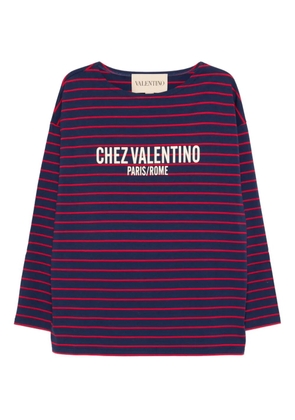 Valentino Garavani striped T-shirt - Blue