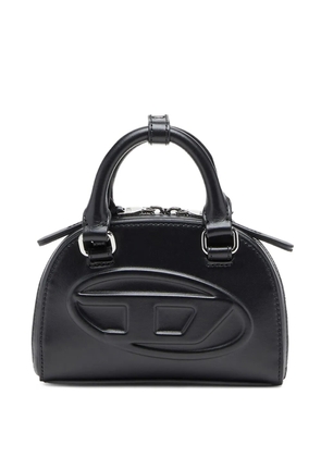 Diesel 1DR Dome embossed logo crossbody bag - Black