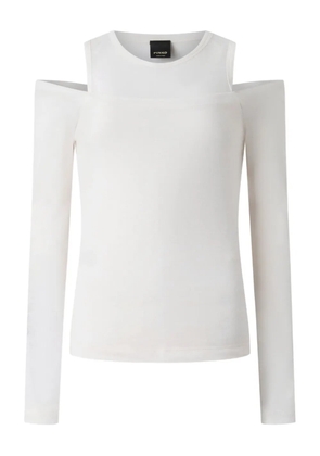 PINKO Guadalupe cold-shoulder sweater - White