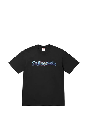 Supreme logo-print short-shleeve T-shirt - Black