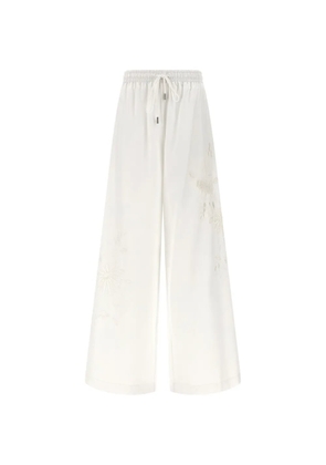 Ermanno Scervino lace-insert trousers - White