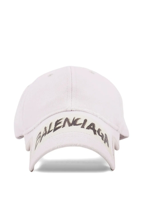 Balenciaga Masking Tape cap - White