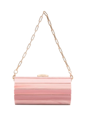 Cult Gaia Mini Rolie Polie chain clutch bag - Pink