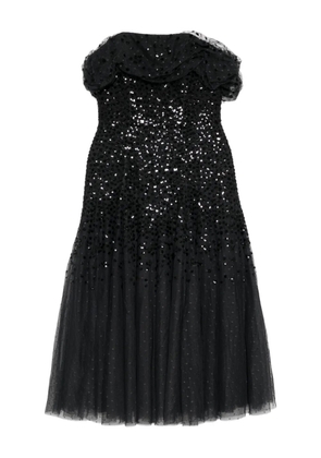 Needle & Thread Dappled dress - Black