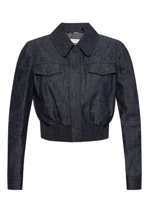 FENDI buttoned elastic-waist jacket - Blue