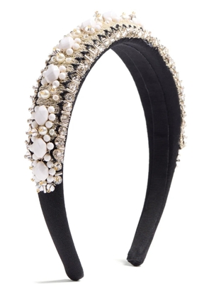Valentino Garavani embroidered headband - Black