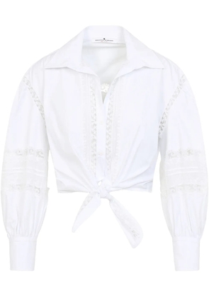 Ermanno Scervino lace-appliqué blouse - White