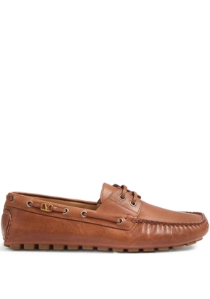 Valentino Garavani Fastaway driver loafers - Brown