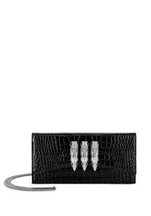 Philipp Plein mini calf-leather clutch - Black