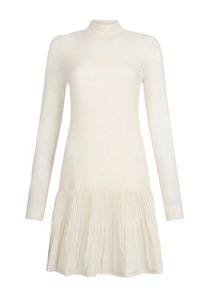 LIU JO lace stitc dress - White