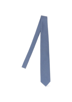 TOM FORD star-jacquard tie - Blue
